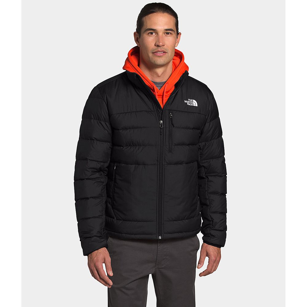 The North Face Winter Jacket Mens Australia - The North Face Aconcagua 2 Black (KWS-672914)